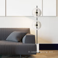 Lampe à lampe à LED en marbre décor de luxe moderne